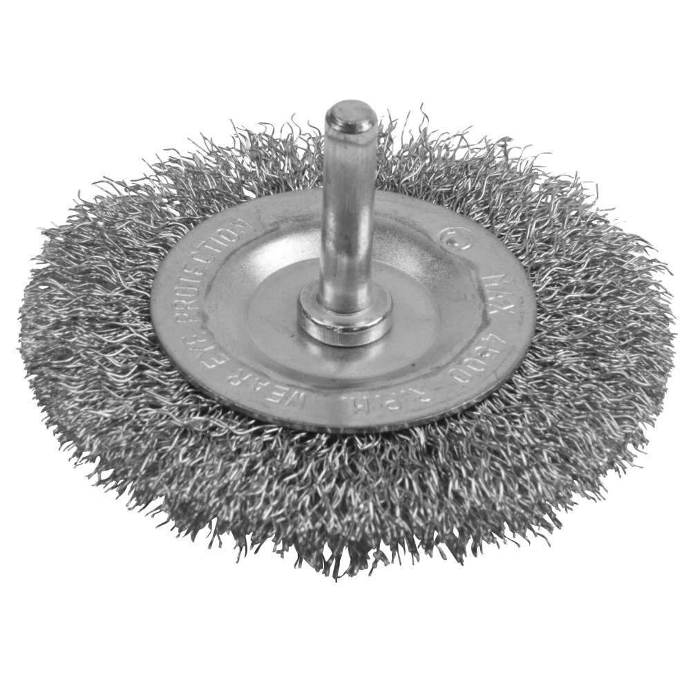 Scheibenbürste Grob Gewellt Ø75mm Stahldraht 3 Scheibenbürste Grob Gewellt Ø75mm Stahldraht
