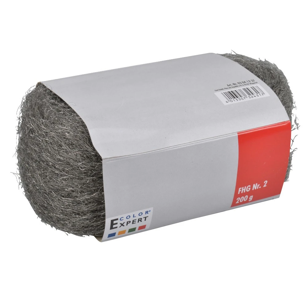 Stahlwolle 200 G, Feinheitsgrad 2 Mittel / Grob 3 Stahlwolle 200 G, Feinheitsgrad 2 Mittel / Grob