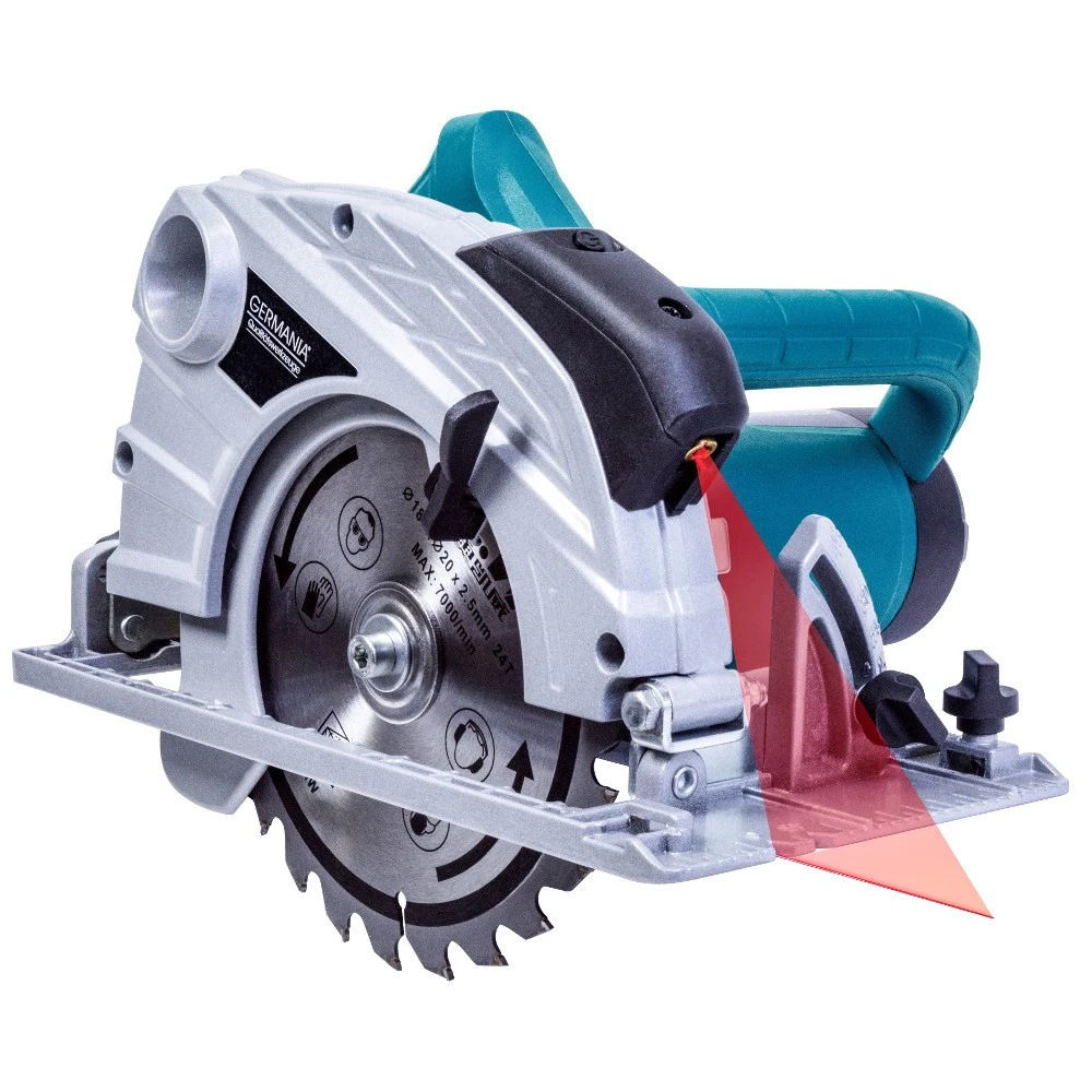 GERMANIA Handkreissäge 1400 Watt Mit Linienlaser 3 GERMANIA Handkreissäge 1400 Watt Mit Linienlaser