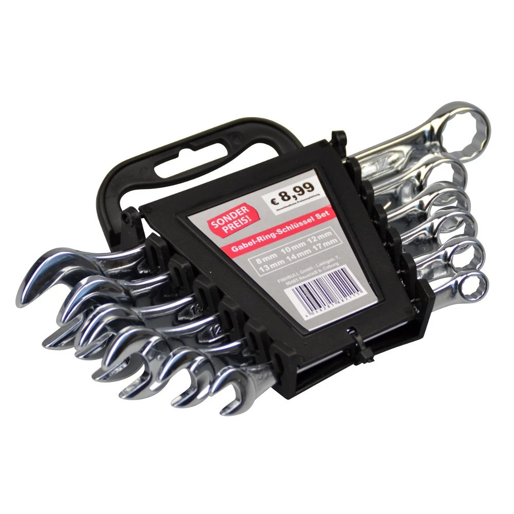 Gabel-Ring-Schlüssel Set 6-teilig Sonder Preis 3 Gabel-Ring-Schlüssel Set 6-teilig Sonder Preis