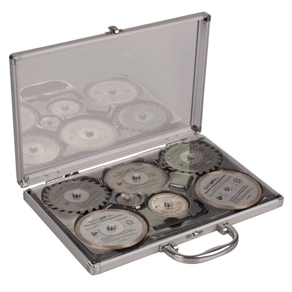 Batavia Sägeblatt Set 6-teilig Für Maxx Saw Sägen In Aluminium Koffer 3 Batavia Sägeblatt Set 6-teilig Für Maxx Saw Sägen In Aluminium Koffer
