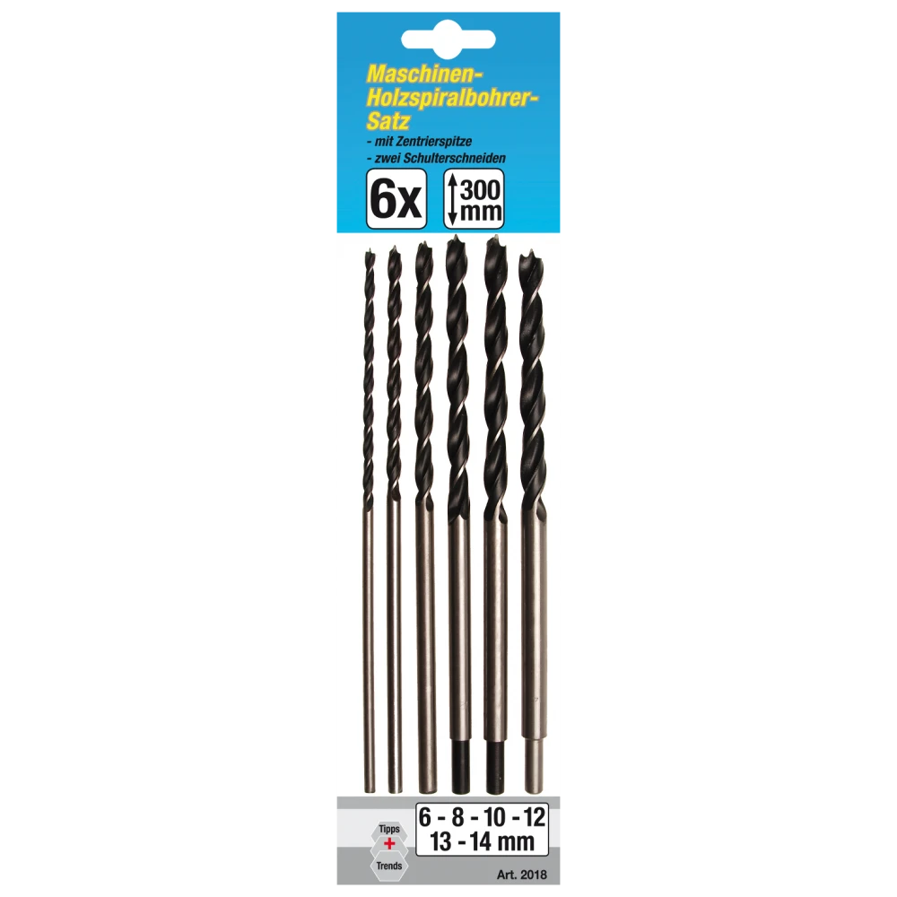 Holzbohrersatz 6-tlg. 3 Holzbohrersatz 6-tlg.