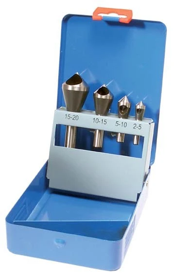 Kegelsenkersatz Mit Querloch 4-tlg. 3 Kegelsenkersatz Mit Querloch 4-tlg.