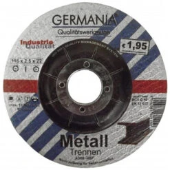 Trennscheibe Metall 115x2,5 Bombiert Industriequalität Trennen