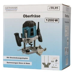 GERMANIA Oberfräse 1200 W, Inklusive Zubehör -Werkzeug Rabatt 9kZlnJONBMh0TJi 1280x1280