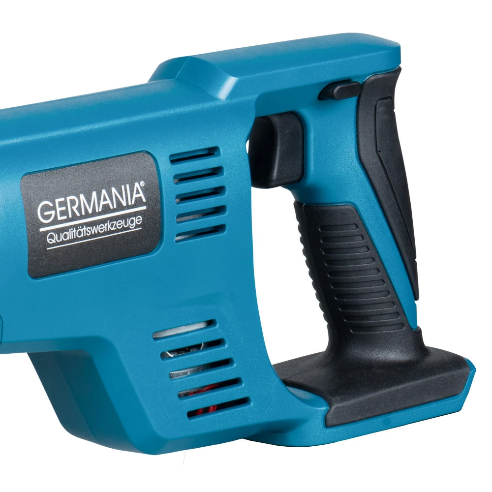 GERMANIA Plattform Akku-Säbelsäge 20 V Mit Holz- Und Metallsägeblatt 5 GERMANIA Plattform Akku-Säbelsäge 20 V Mit Holz- Und Metallsägeblatt – Bild 3