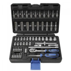 Normex Steckschlüsselsatz 58-tlg. 1/4"Antrieb Nußkasten Knarrenkasten Werkzeug