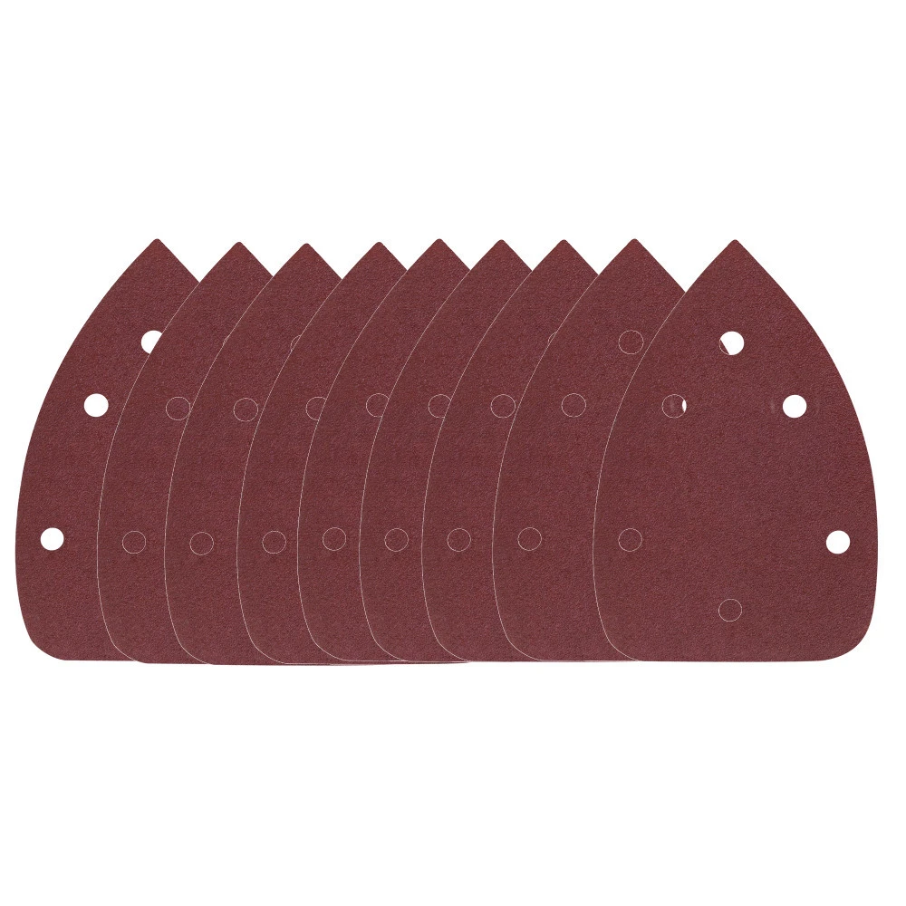 Schleifpapier Set K100-120-180 Je 3 Stück Für Germania Deltaschleifer, 6-fach Gelocht 4 Schleifpapier Set K100-120-180 Je 3 Stück Für Germania Deltaschleifer, 6-fach Gelocht – Bild 2